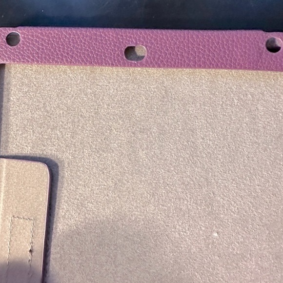 Purple Premium Synthetic Leather cover for IPad Air 2 - Picture 4 of 6